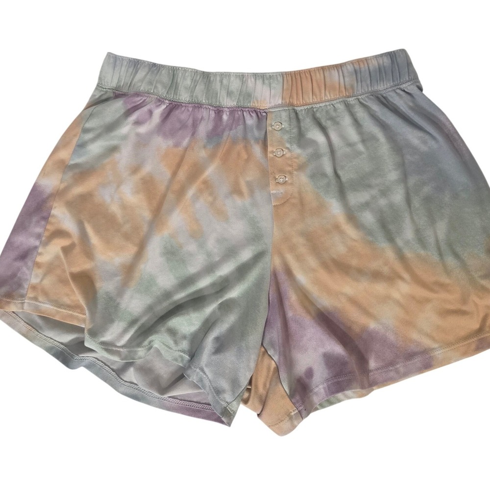 Gilly Hicks Sleep Shorts Size M Multicolor Tie Dye Excellent 643-415-0104-023‎